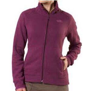 THE NORTH FACE   PURPLE FULL FRONT ZIP SWEATER FLEECE OUTDOOR SIZE: S